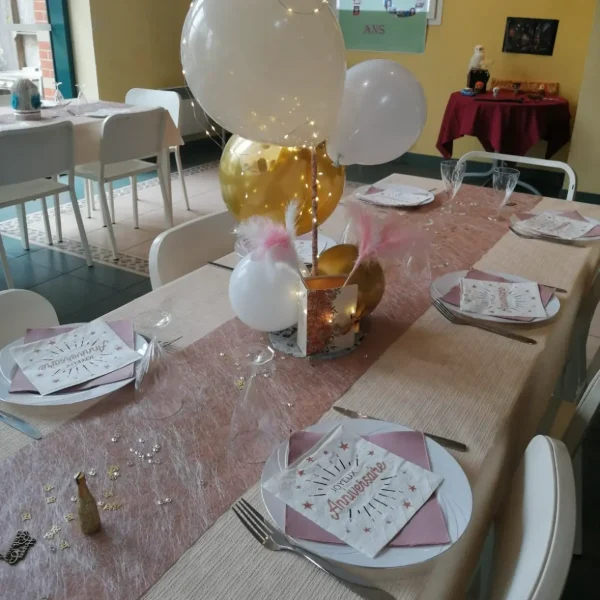 Fanny's Design décoration anniversaire 77